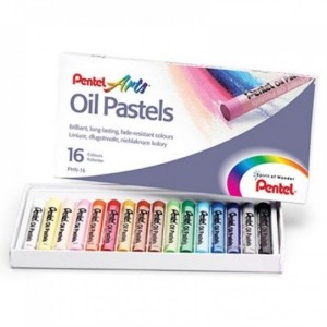 GIZ PASTEL OIL COM 16 CORES PHN-16 PENTEL