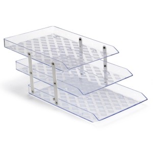 CAIXA CORRESPONDÊNCIA TRIPLA MÓVEL CRISTAL REF.10050018 WALEU