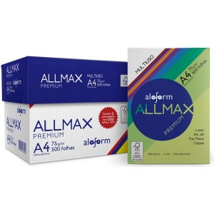 SULFITE A4 210X297 75GRS 2.500FLS ALLMAX ALOFORM