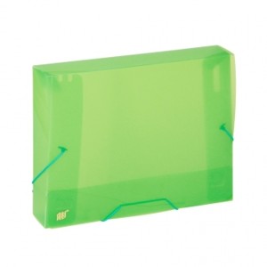 PASTA PLÁSTICA OFÍCIO COM ELÁSTICO REF.CX040S VERDE YES