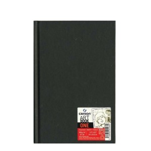 CADERNO COSTURADO 140x216MM 98FLS 100G SKETCHBOOK ARTBOOK CANSON
