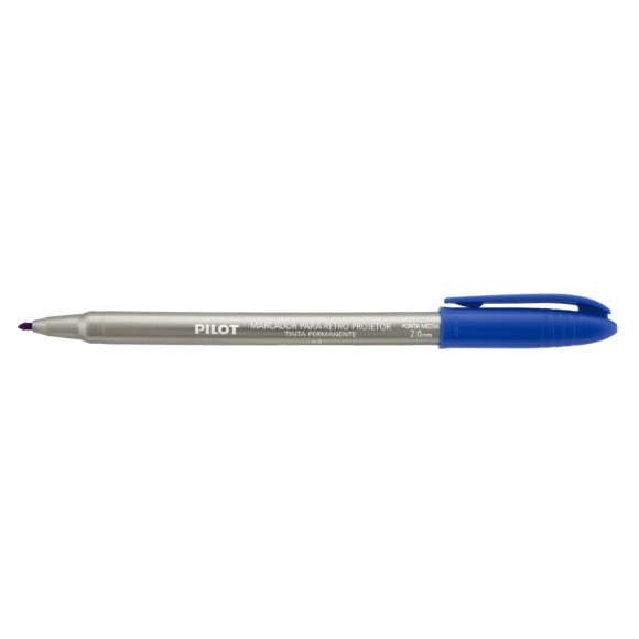 MARCADOR 2.0MM PERMANENTE PARA RETRO PROJETOR AZUL PILOT
