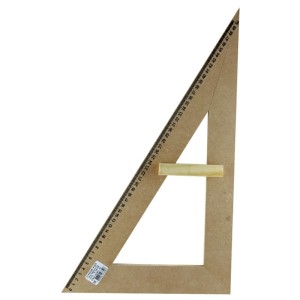 ESQUADRO DE MADEIRA 60º CAGEMA