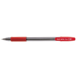 CANETA ESFEROGRÁFICA 1.6 VERMELHA BPS GRIP PILOT