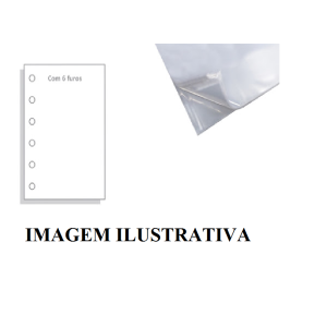 ENVELOPE PLÁSTICO A3 6 FUROS COM 10 UNIDADES ACP