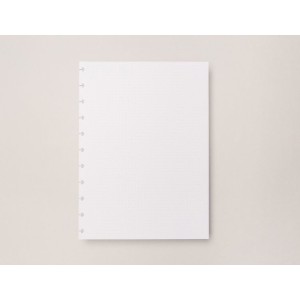 REFIL PONTILHADO BRANCO GRANDE PARA CADERNO INTELIGENTE 90G 50FLS