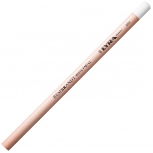 LÁPIS PASTEL BRANCO MACIO SECO REMBRANDT LYRA