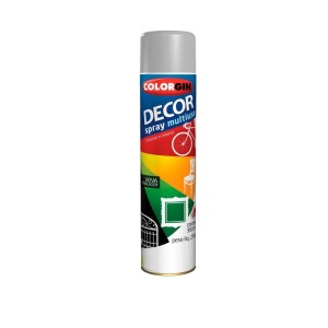 TINTA SPRAY CINZA ESCURO USO GERAL 400ML COLOR GIN