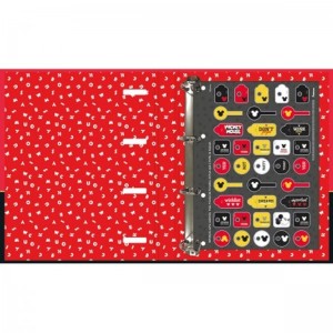 FICHÁRIO UNIVERSITÁRIO COM ELÁSTICO MICKEY MOUSE 6885 FORONI