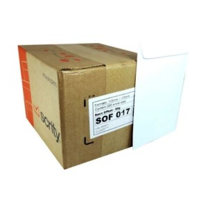 ENVELOPE SACO BRANCO 110x170 C/250 UNIDADES SCRITY
