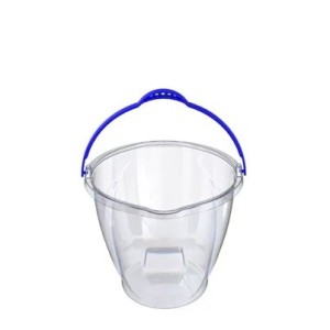 BALDE PLÁSTICO TRANSPARENTE COM ALÇA 09LTS REF.0248 UNINJET