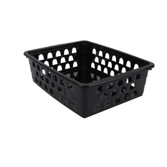 CESTO MULTIUSO GRANDE PRETO REF.0595 19x25x7CM UNINJET
