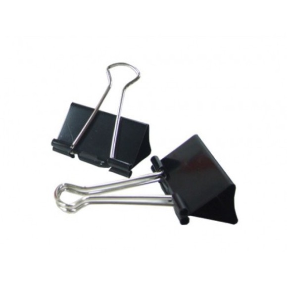 BINDER CLIPS 40MM CAIXA C/12 UNIDADES BRW
