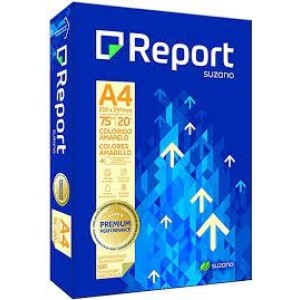 SULFITE A4 AMARELO 210x297 75G 500FLS REPORT