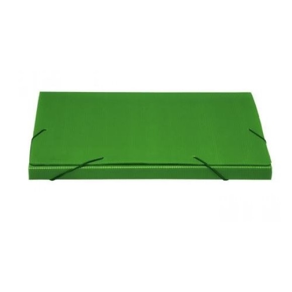 PASTA PLÁSTICA POLIONDA 2,0CM VERDE POLIBRAS