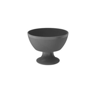 TAÇA SOBREMESA PLÁSTICA LUNA TS210 11x11x8CM CINZA OU