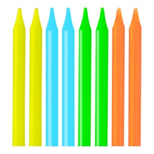 VELA PALITINHO NEON 4418 C/24 UNIDADES MAKE