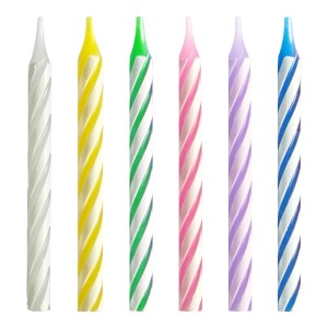 VELA PALITINHO COLOR LISTRA 4415 C/24 UNIDADES MAKE