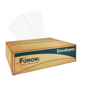 ENVELOPE CARTA BRANCO 114x162 COM 1000 UNIDADES FORONI