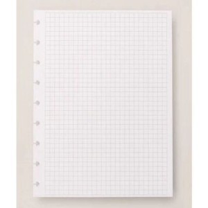 REFIL MÉDIO QUADRICULADO PARA CADERNO INTELIGENTE 90G 50FLS