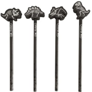 LÁPIS PRETO GRAFITE Nº2 DINO GLOW CIS