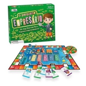 JOGO DE TABULEIRO O PEQUENO EMPRESÁRIO PAIS & FILHOS