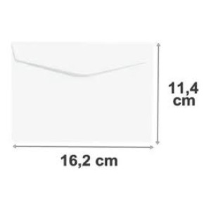 ENVELOPE CARTA BRANCO 114x162 COM 1000 UNIDADES FORONI