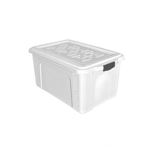 CAIXA ORGANIZADORA PLÁSTICA 70L OR-07 BRANCA 66,9x43,4x33,9CM SÃO BERNARDO