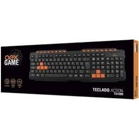 TECLADO ACTION USB GAMER TC 200 OEX