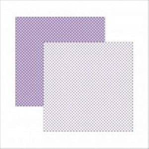 FOLHA SCRAPBOOK BÁSICA POA GRANDE LILAS FUNDO BRANCO 11018 TOKE E CRIE