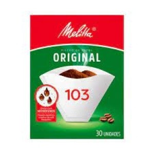 FILTRO PARA CAFÉ DE PAPEL 103 COM 30 UNIDADES  MELITTA