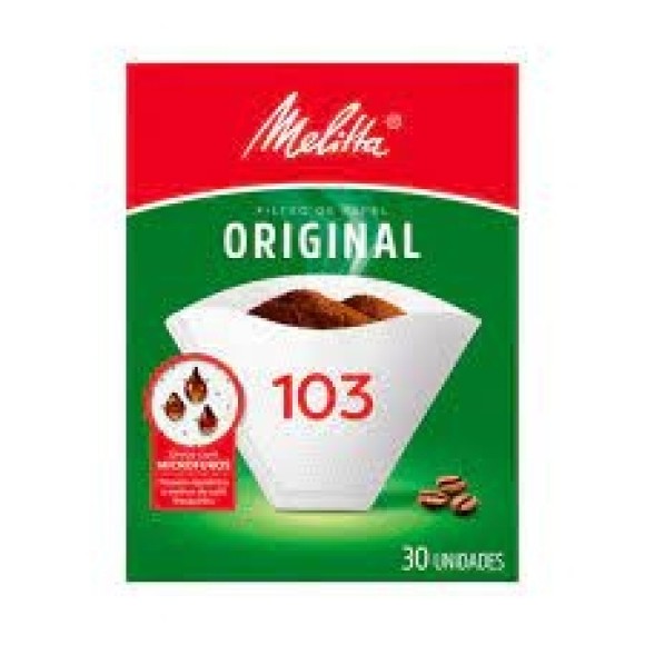FILTRO PARA CAFÉ DE PAPEL 103 COM 30 UNIDADES  MELITTA