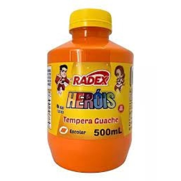 GUACHE 500ML LARANJA RADEX