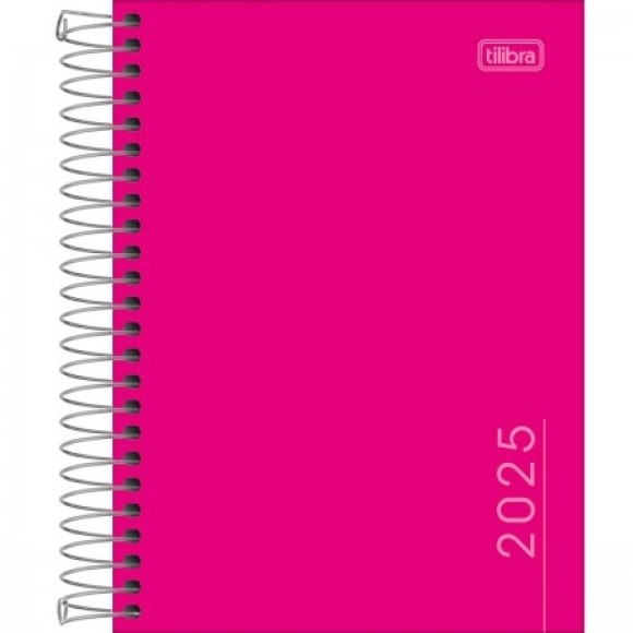 AGENDA 11,7x16,4CM PEPPER ROSA 2025 TILIBRA