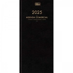 AGENDA 12,3x27,5CM BROCHURA COMERCIAL 2025 TILIBRA