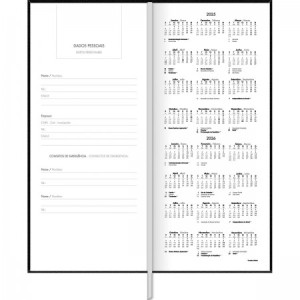 AGENDA 12,3x27,5CM BROCHURA COMERCIAL 2025 TILIBRA