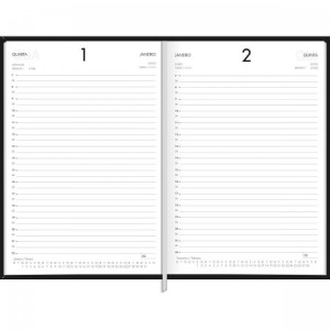 AGENDA 15,2x23,3CM BROCHURA NAPOLI PRETA 2025 TILIBRA