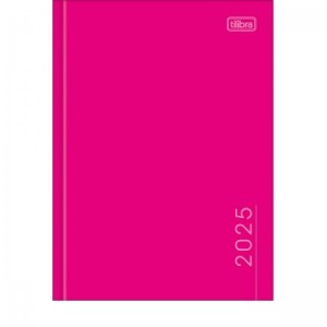 AGENDA 12,3x16,6CM BROCHURA PEPPER ROSA 2025 TILIBRA
