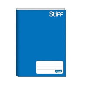 CADERNO 1/4 48FLS CAPA DURA BROCHURA AZUL JANDAIA