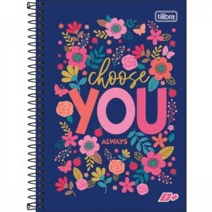 CADERNO 96FLS 1/4 CAPA DURA ESPIRAL D+ TILIBRA