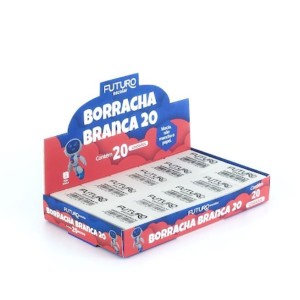 BORRACHA BRANCA N20 CAIXA C/20 UNIDADES FUTURO