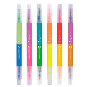 MARCA TEXTO BICOLOR LEO&LEO