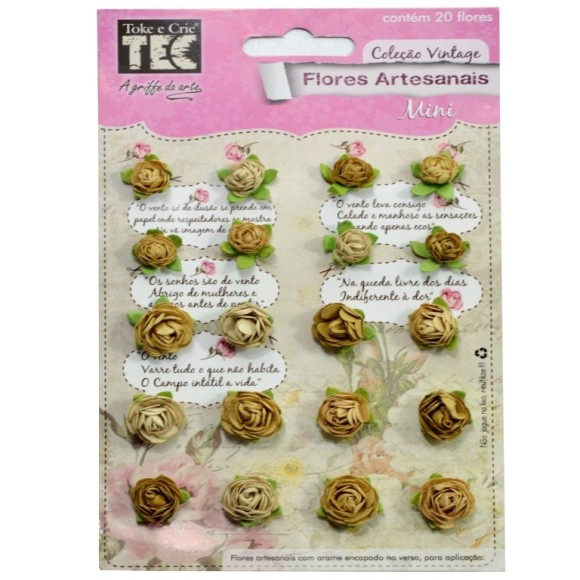 FLORES ARTESANAIS MINI NUDE REF.15360 TOKE E CRIE
