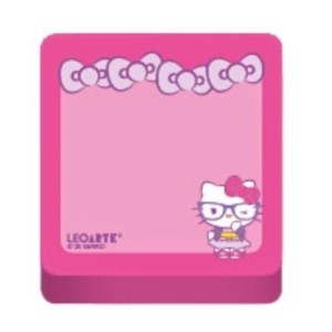 BLOCO ADESIVO 50FLS HELLO KITTY LEO&LEO