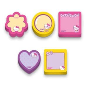 BLOCO ADESIVO 50FLS HELLO KITTY LEO&LEO