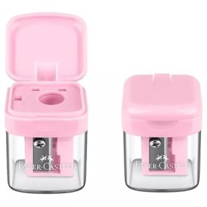 APONTADOR 1 FURO COM DEPÓSITO MINIBOX FABER CASTELL