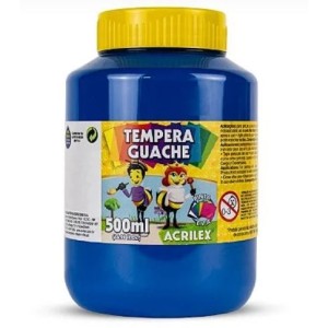 TINTA GUACHE 500ML 559 AZUL ACRILEX