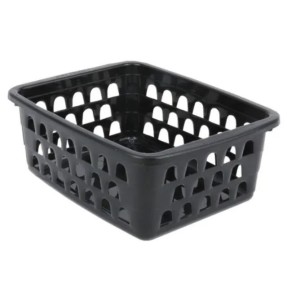 CESTO MULTIUSO PEQUENO 11,5x15x6CM PRETO UNINJET