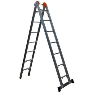 ESCADA DE ALUMÍNIO EXTENSIVA 7 DEGRAUS EXTENSÃO 3,85M ENE007 ÁGATA