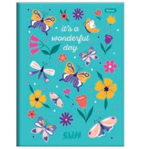 CADERNO 80FLS UNIVERSITÁRIO CAPA DURA BROCHURA CLIFF FORONI